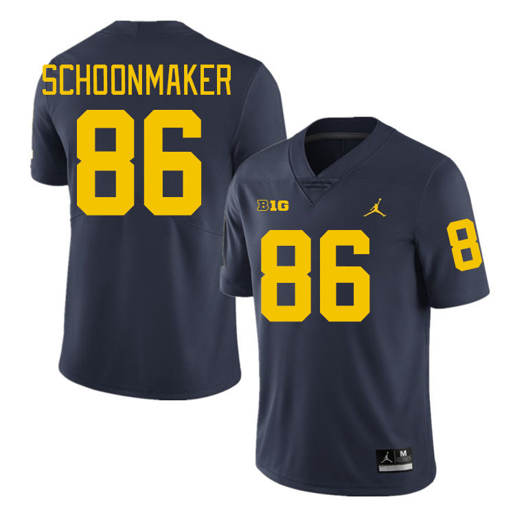 Luke Schoonmaker Michigan Jersey,Michigan Wolverines #86 Luke Schoonmaker Jersey Youth-Navy